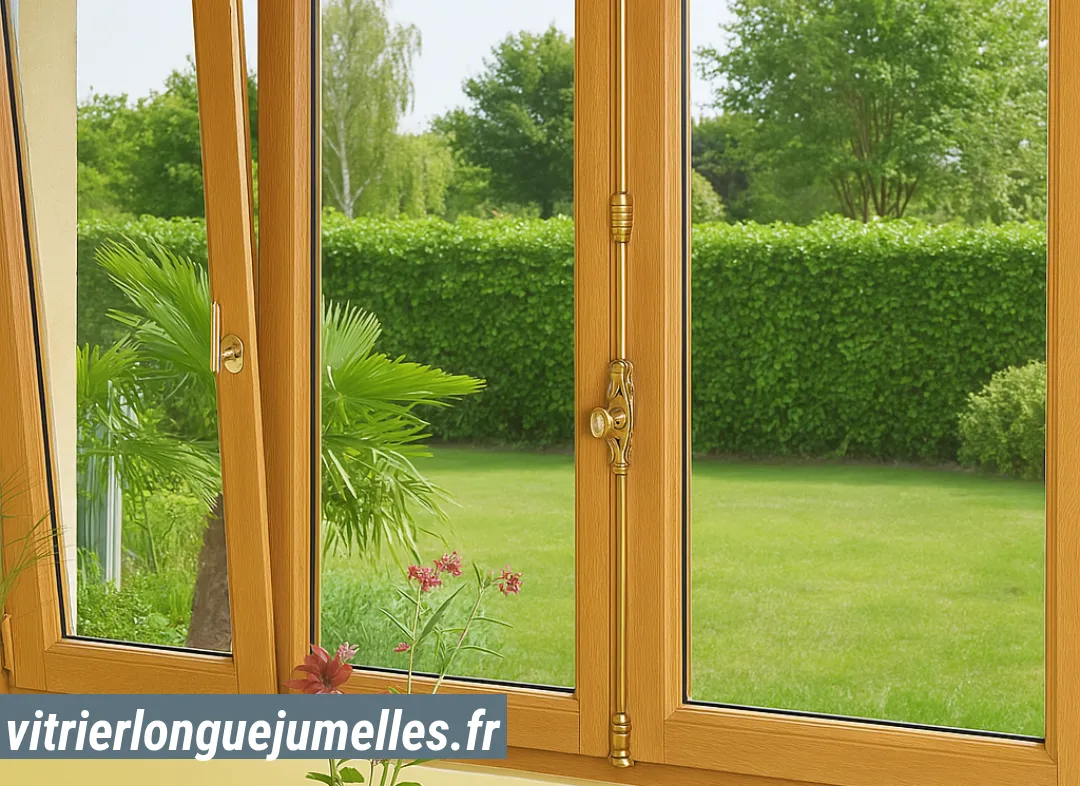 Installation de fenêtre en bois sur mesure Longué-Jumelles