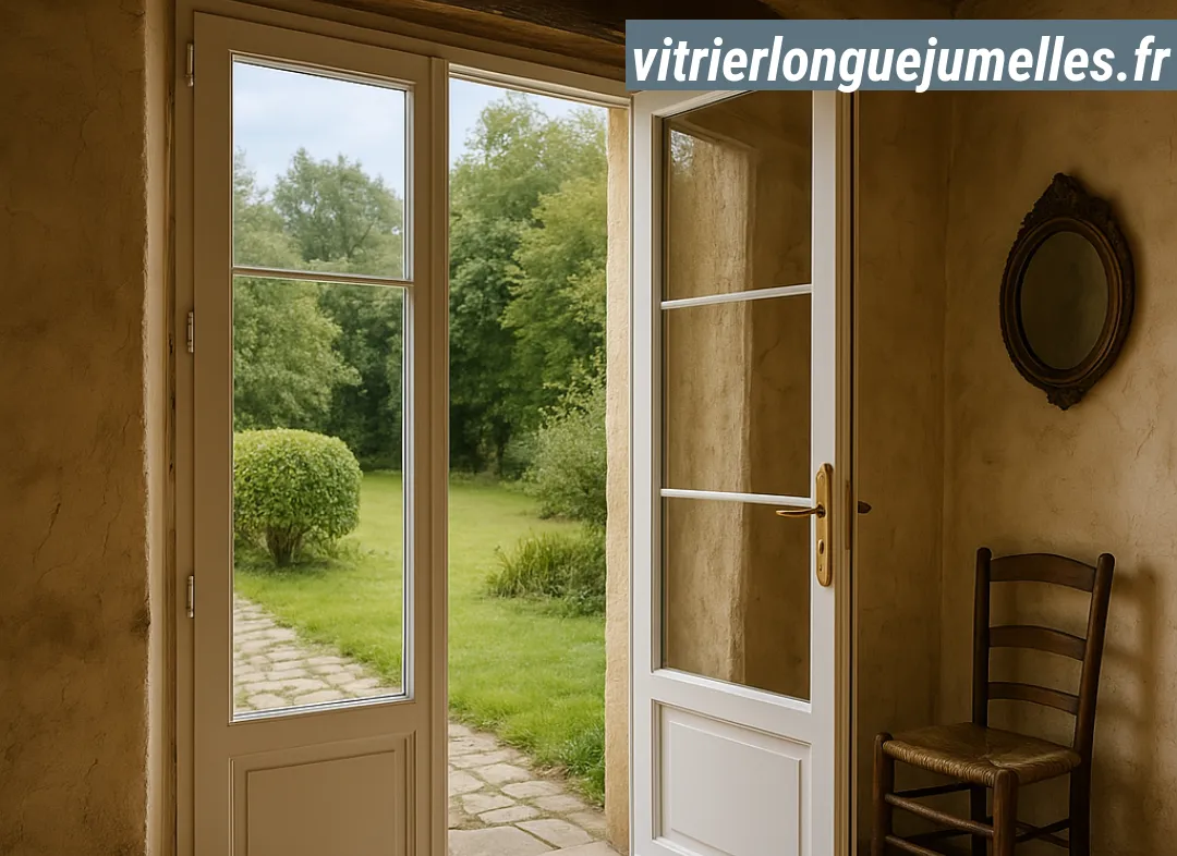 Installation de fenêtre en PVC Longué-Jumelles